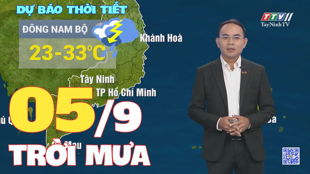 Bản tin thời tiết 05-9-2024 | TayNinhTVENT